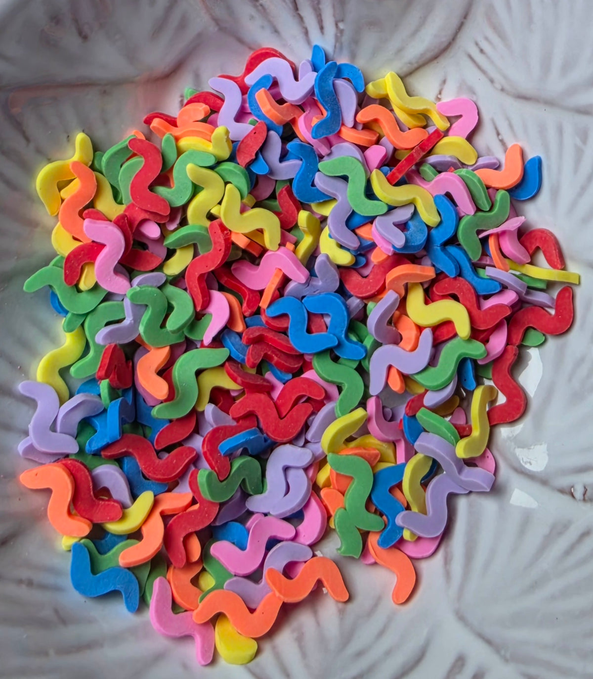 Squiggly Lines Polymer Clay