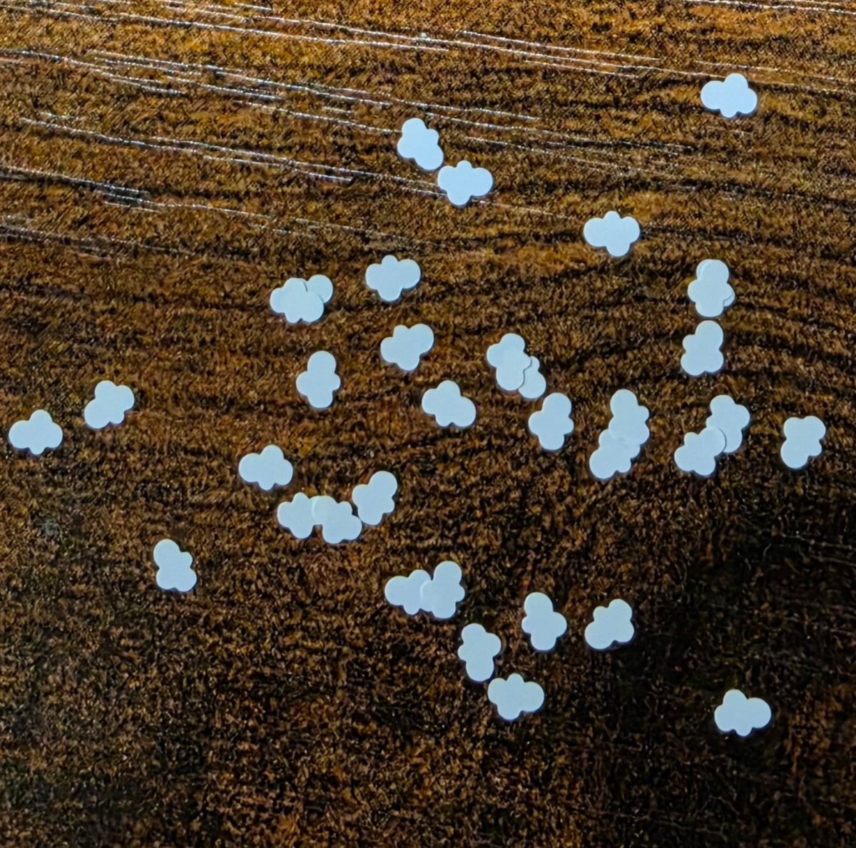 Clouds Glitter Shapes