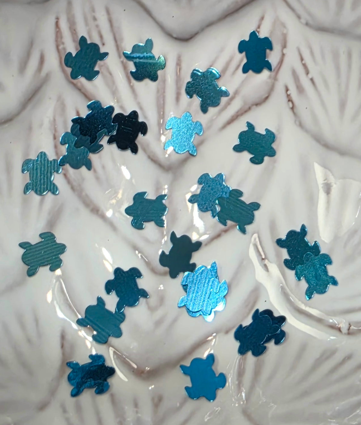 Turtle Glitter Shapes