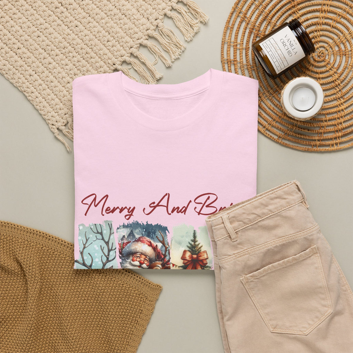 Merry and Bright Christmas T-Shirt