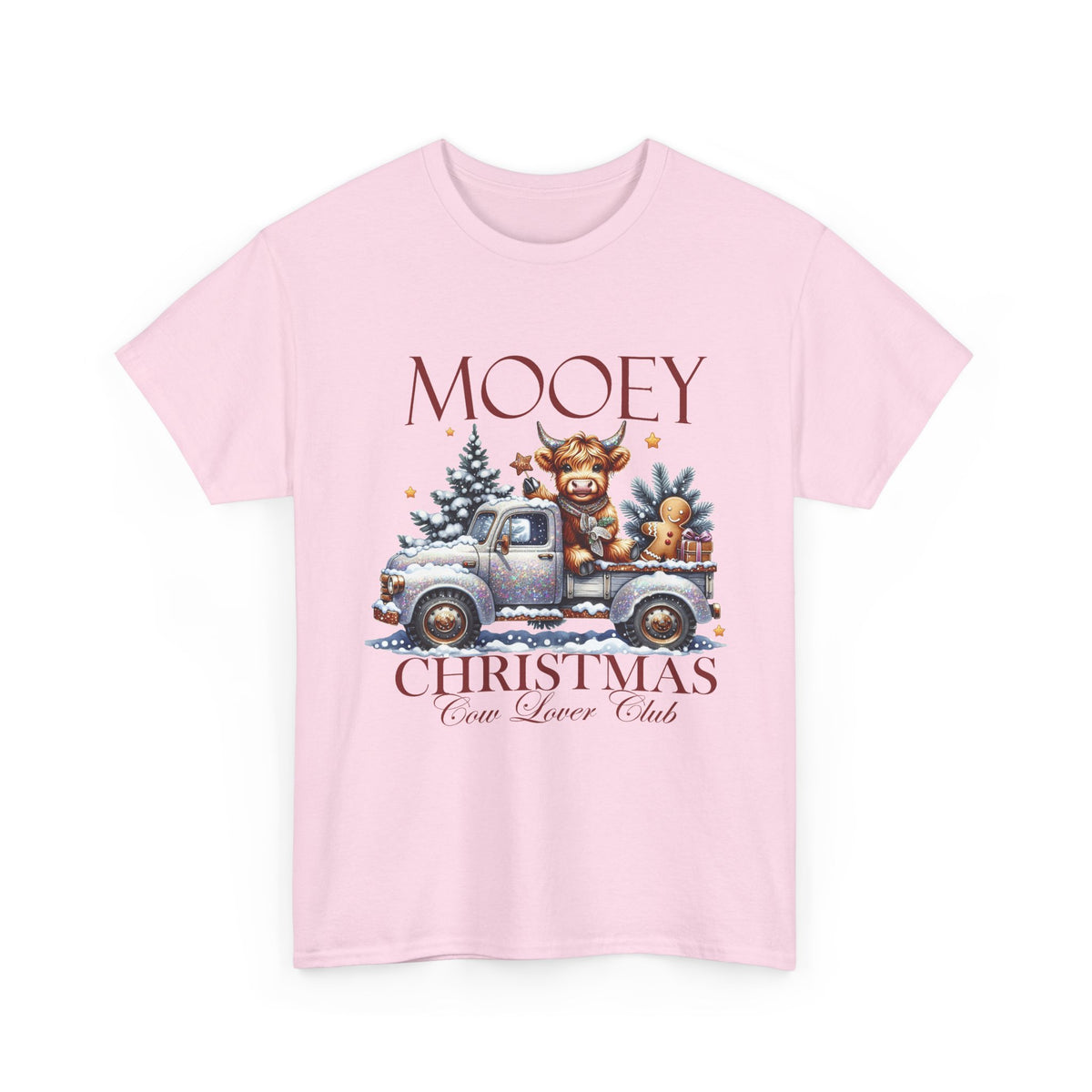 Mooey Christmas Cow Lover Club T-Shirt