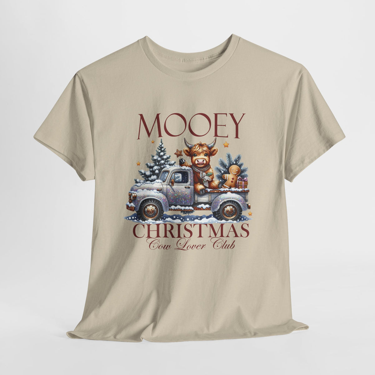 Mooey Christmas Cow Lover Club T-Shirt
