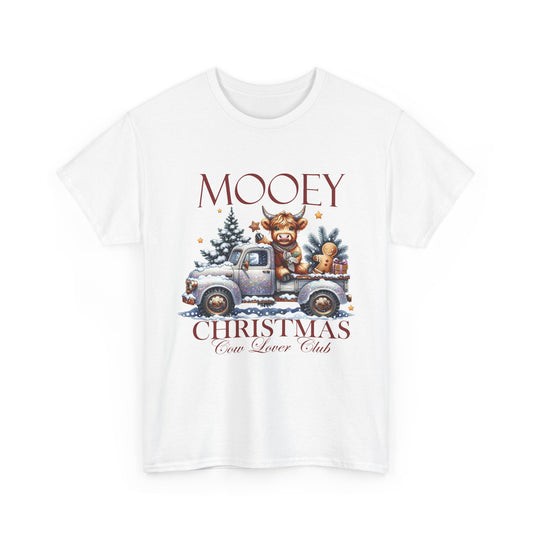 Mooey Christmas Cow Lover Club T-Shirt