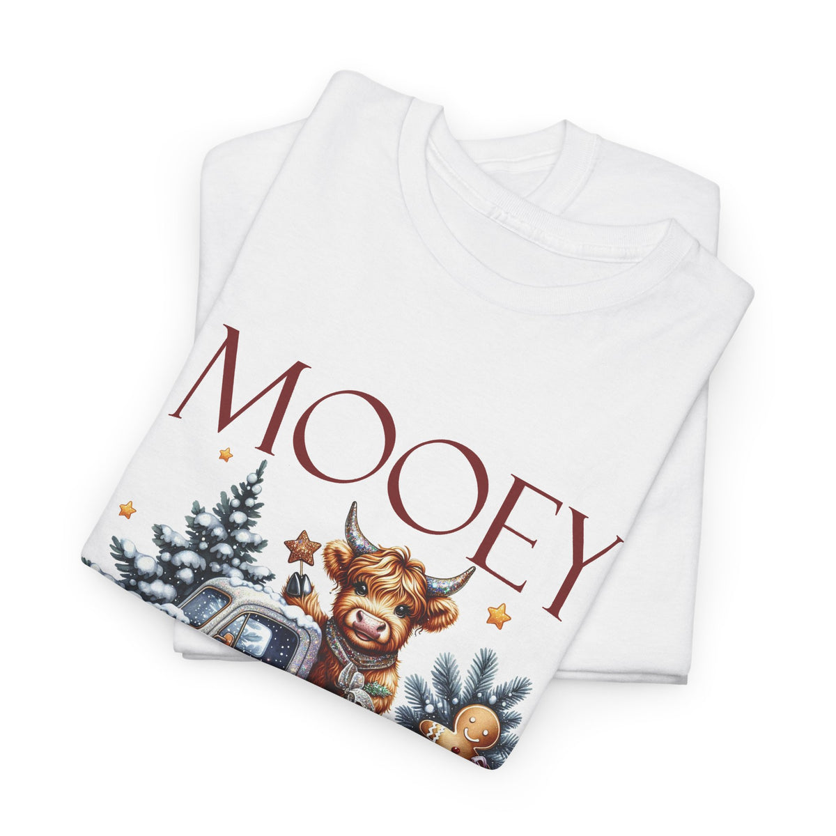 Mooey Christmas Cow Lover Club T-Shirt