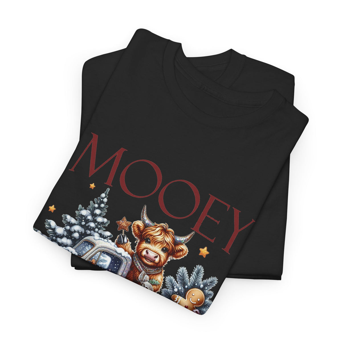 Mooey Christmas Cow Lover Club T-Shirt