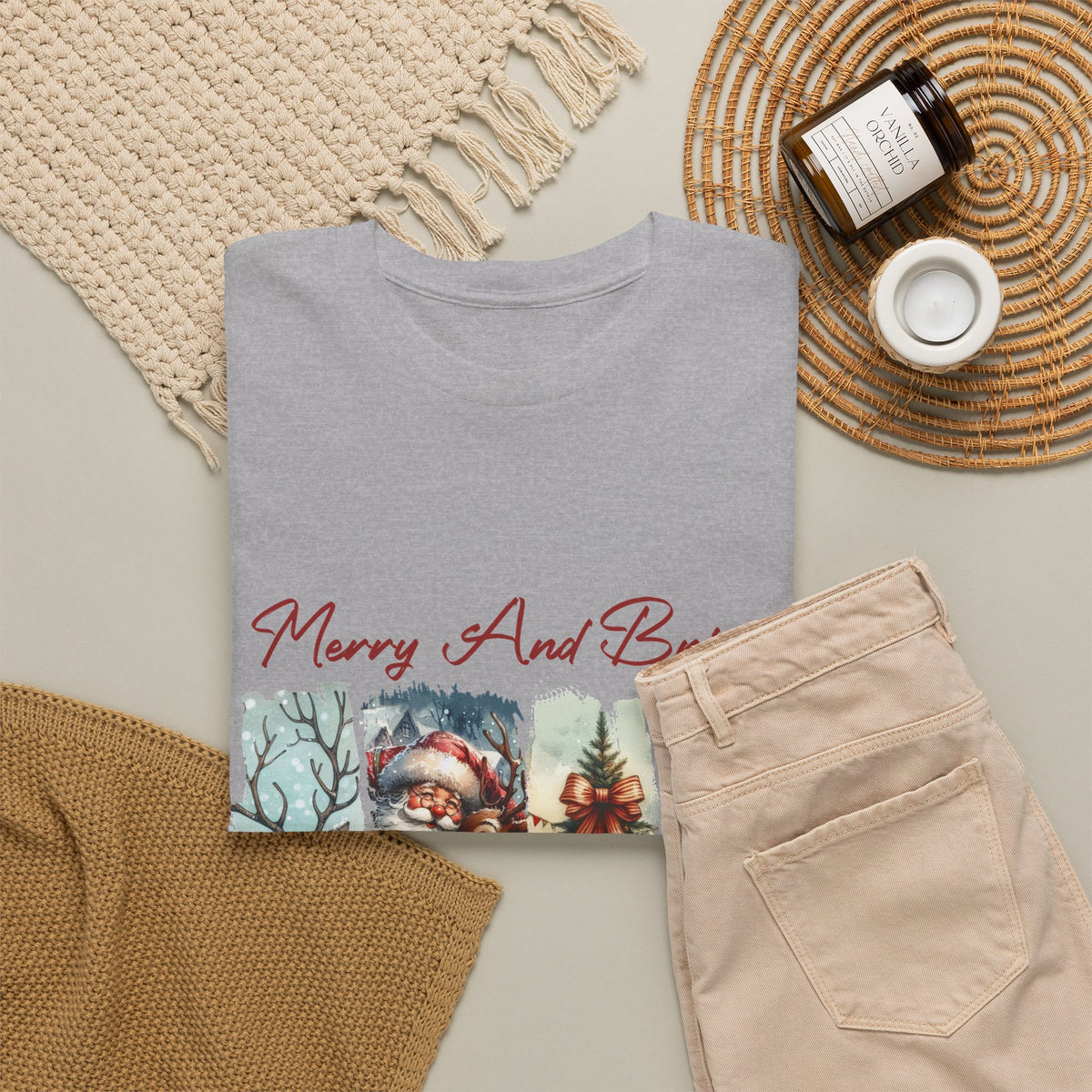 Merry and Bright Christmas T-Shirt