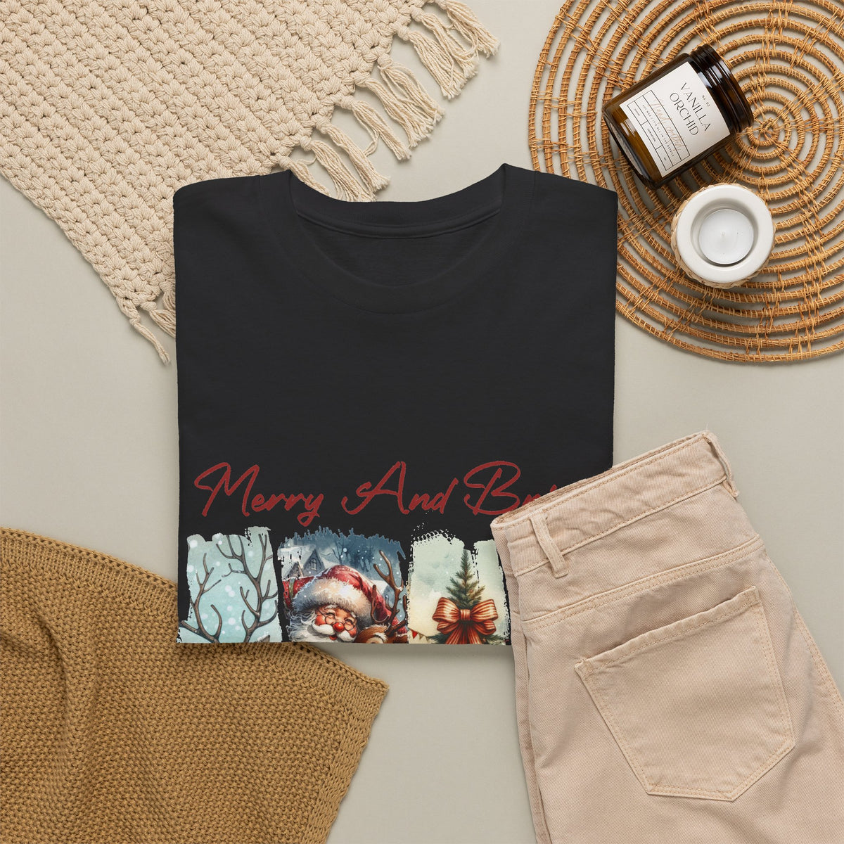 Merry and Bright Christmas T-Shirt