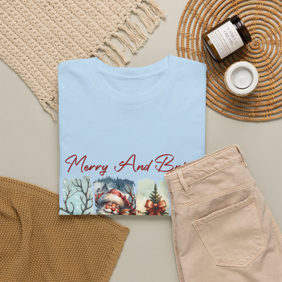 Merry and Bright Christmas T-Shirt