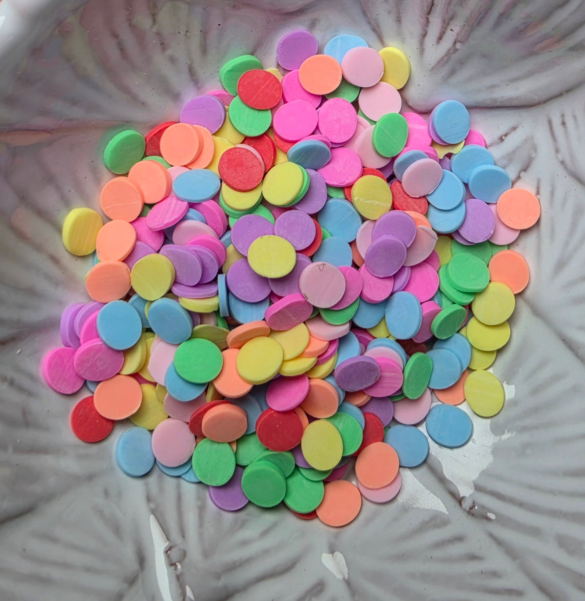 Confetti Dots Polymer Clay