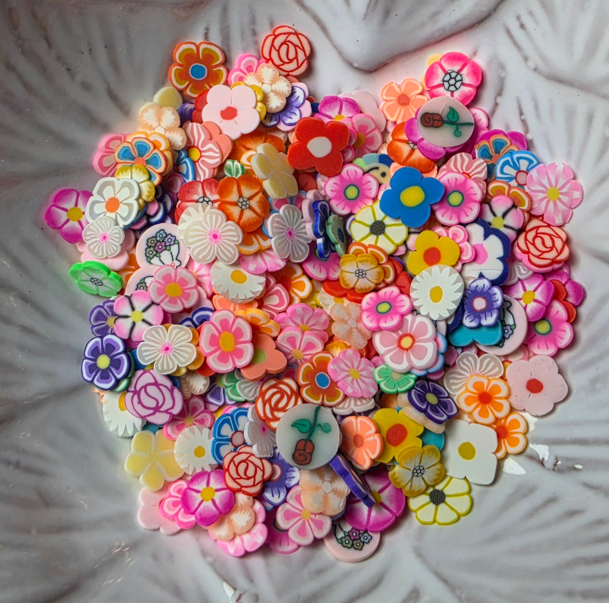Flower Mix 1 Polymer Clay