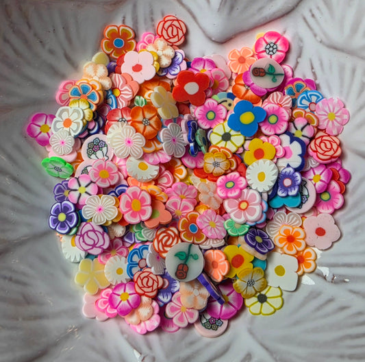 Flower Mix 1 Polymer Clay