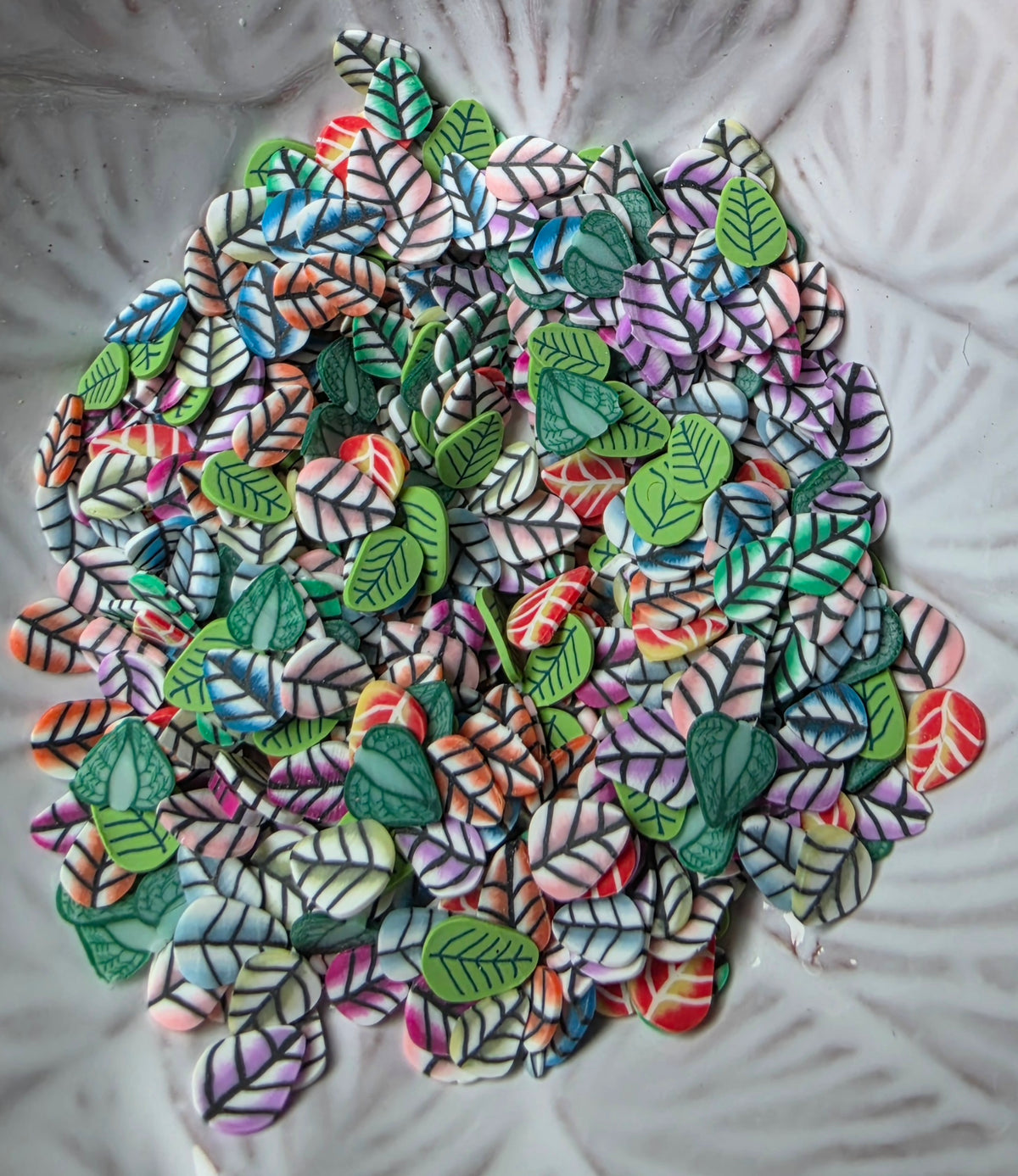 Mixed Leaf's Polymer Clay