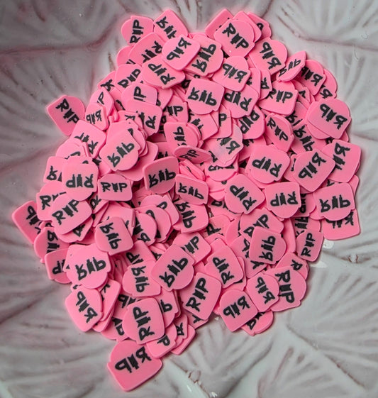 Pink RIP Polymer Clay