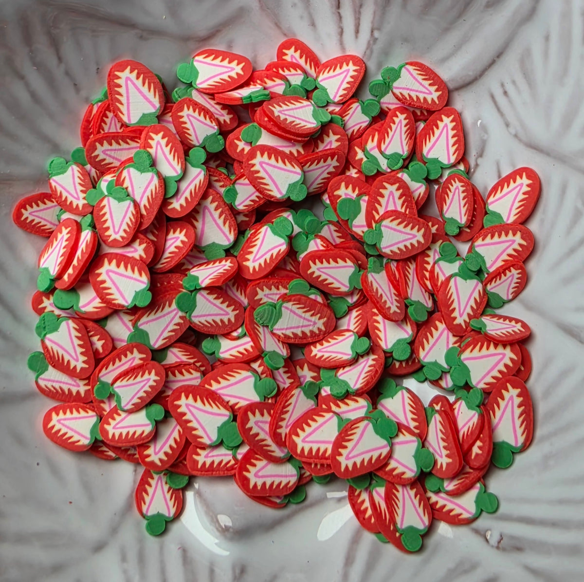 Strawberry Slices 2.0 Polymer Clay