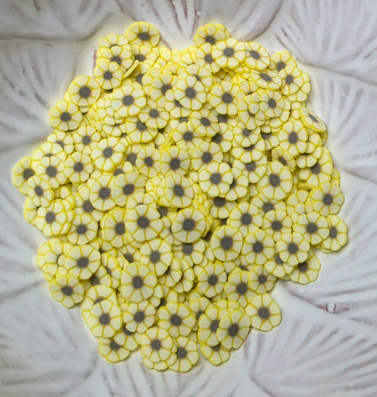 Yellow Flower Polymer Clay