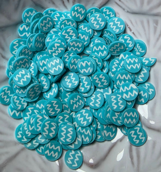 Aquarius Zodiac Polymer Clay