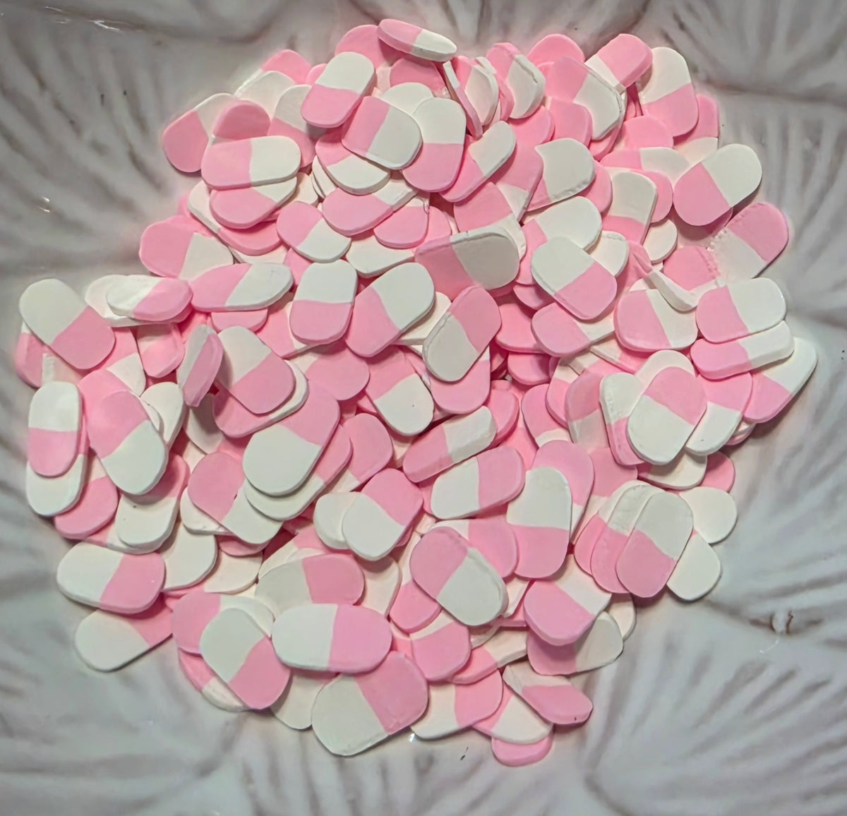 Pink Pill Polymer Clay