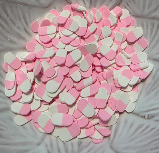 Pink Pill Polymer Clay