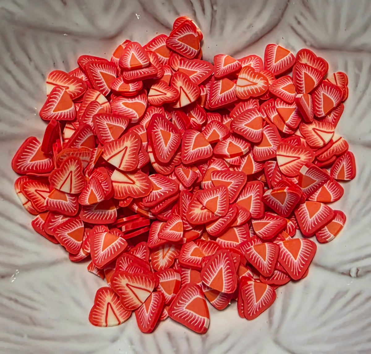 Strawberry Slices Polymer Clay