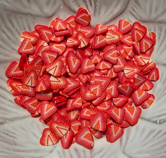 Strawberry Slices Polymer Clay