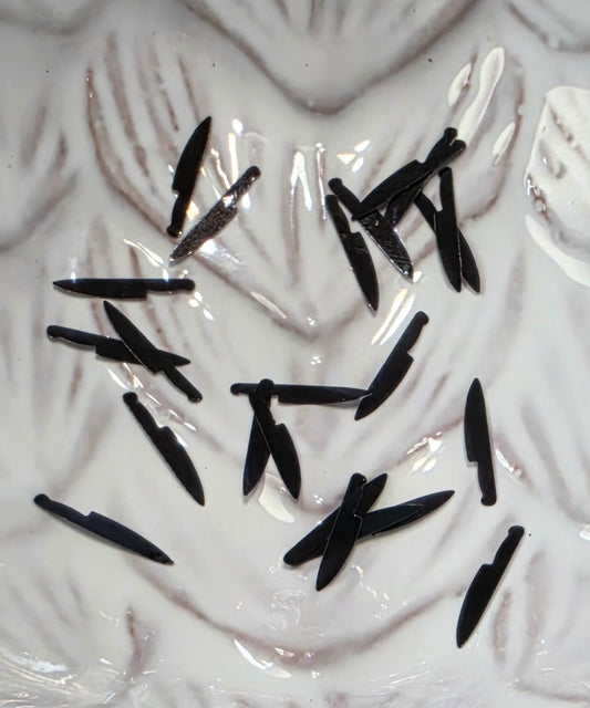 Knife (black) Glitter Shapes