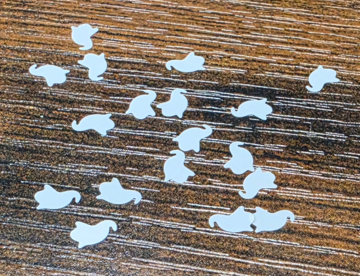 Ghost Glitter Shapes