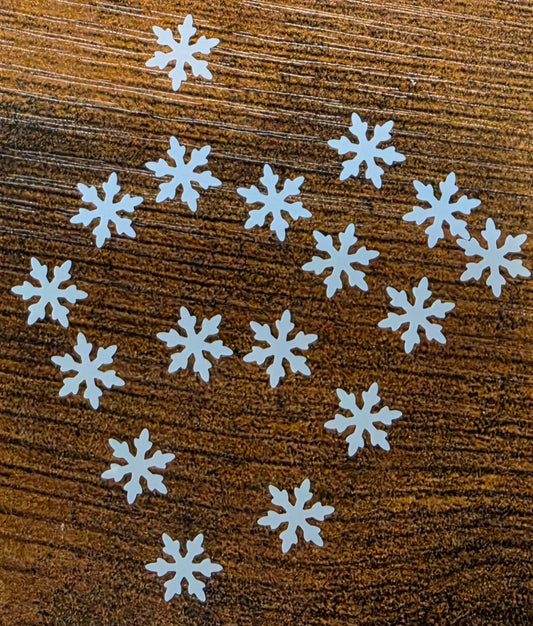 Snowflake Glitter Shapes
