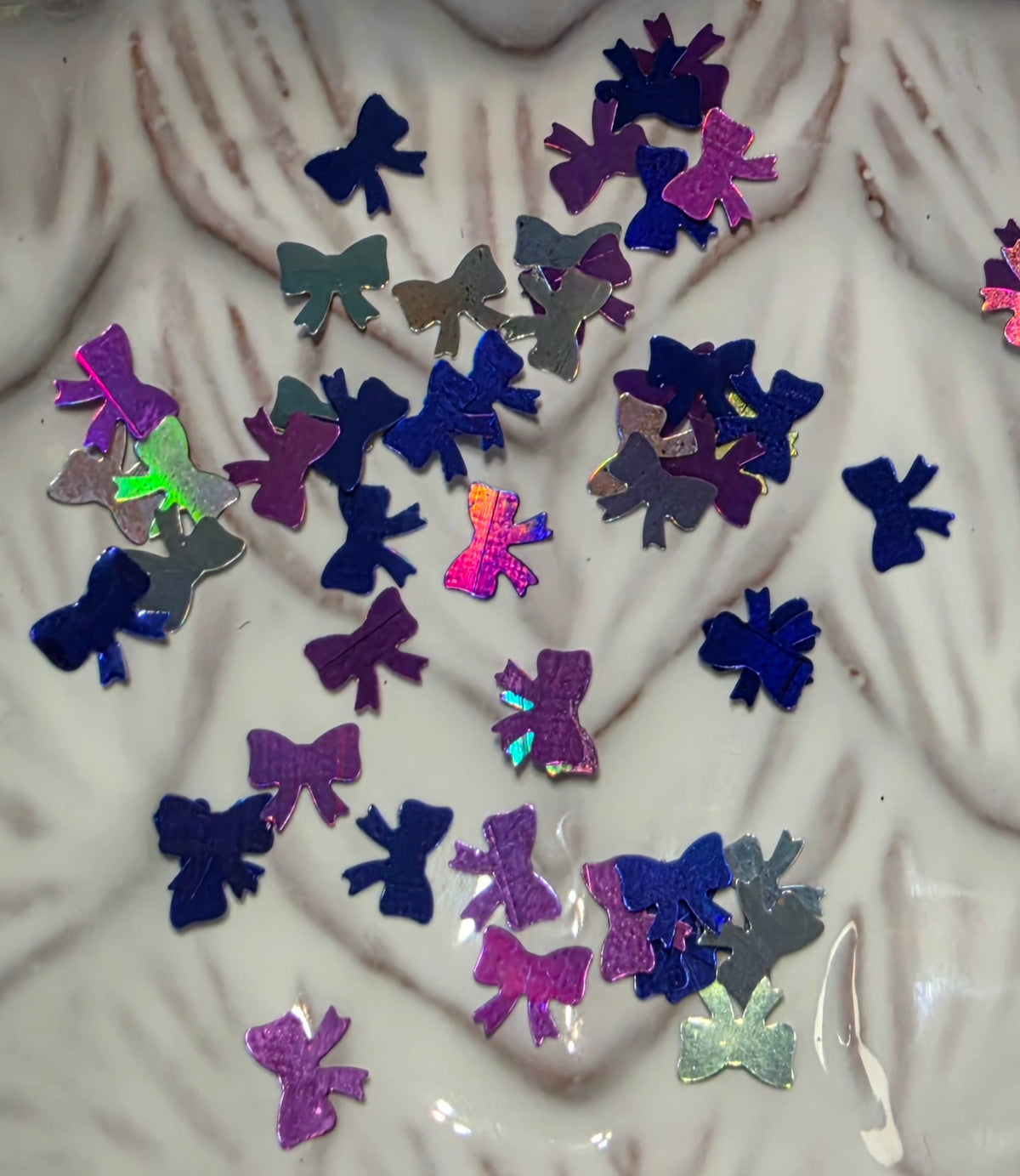 Bow Mix Glitter Shapes