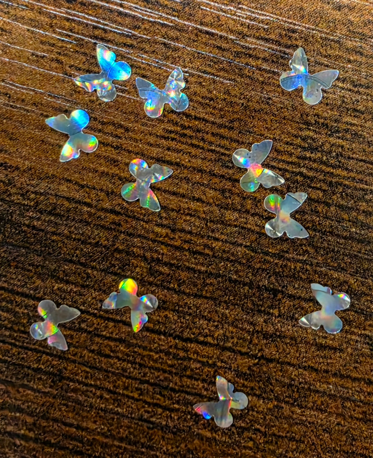Butterfly (silver) Glitter Shapes