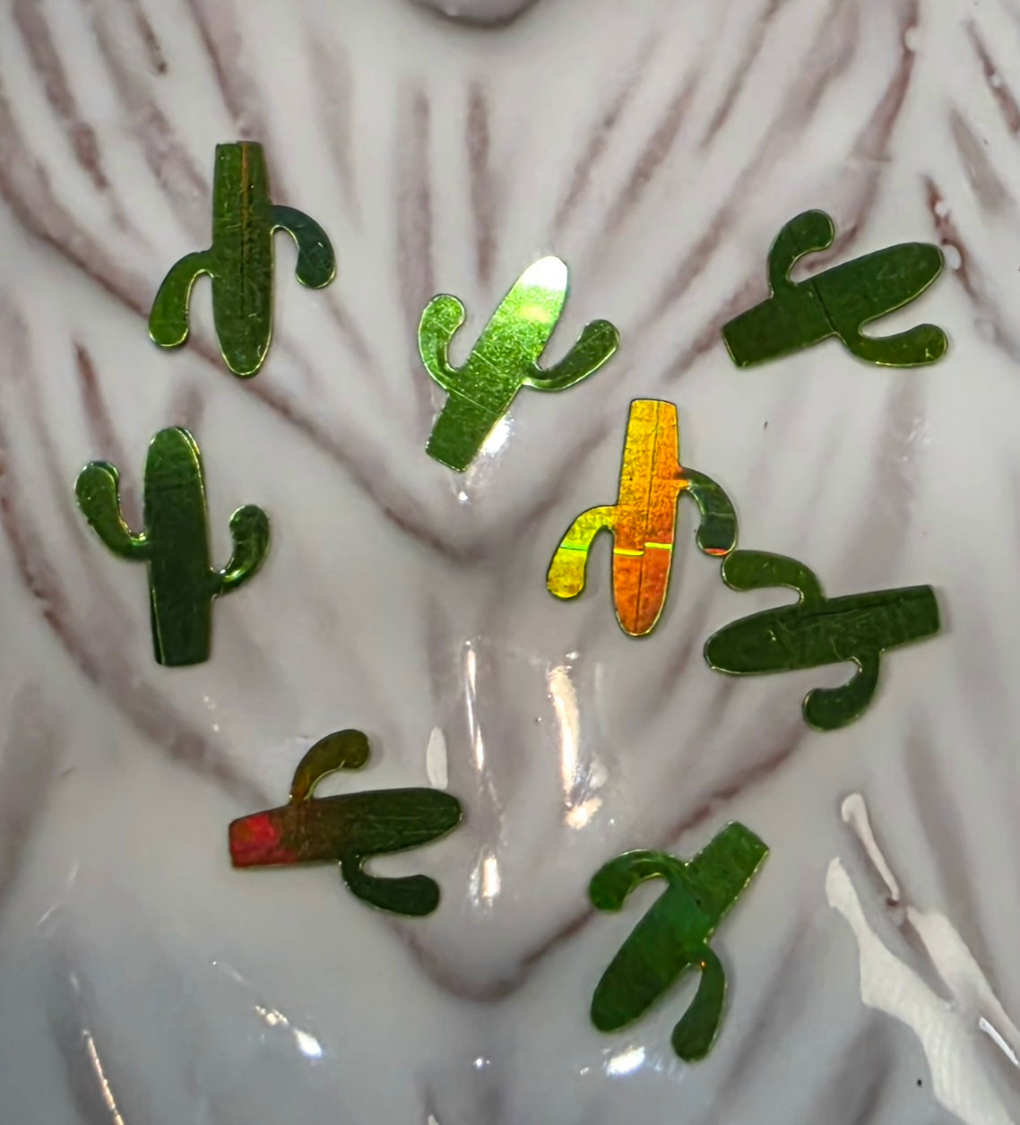 Cactus Glitter Shapes