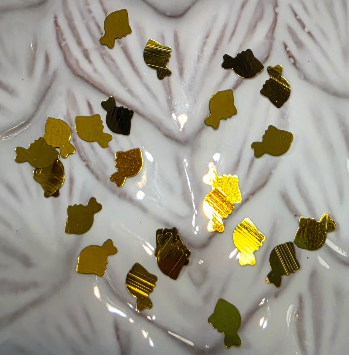 Goldfish Glitter Shapes