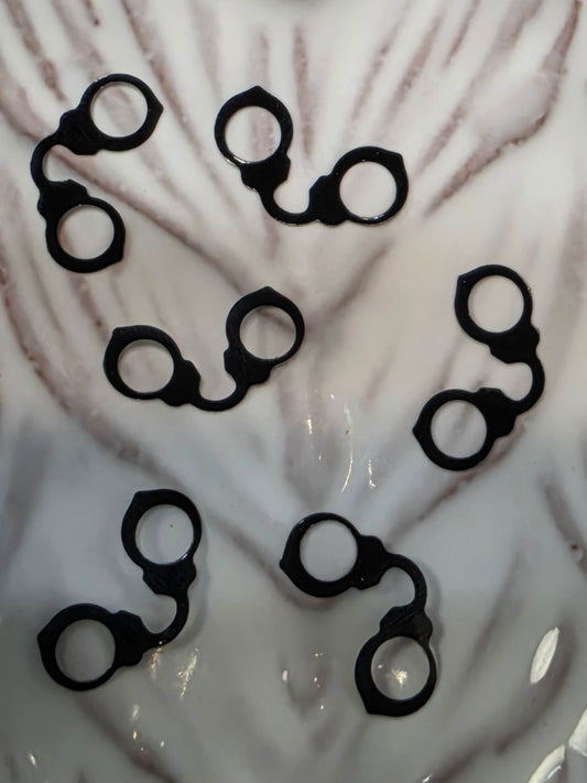 Handcuffs Glitter Shapes
