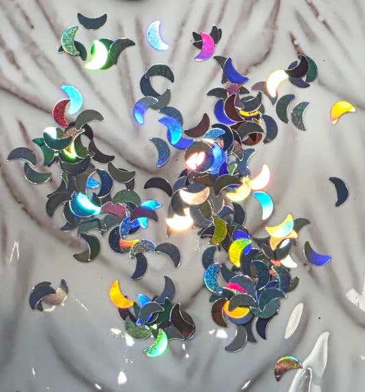 Moon Glitter Shapes
