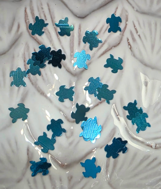 Turtle Glitter Shapes
