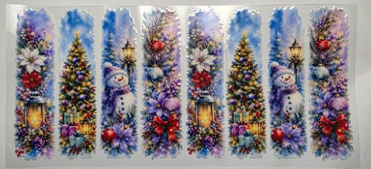 #166 Floral Snowman