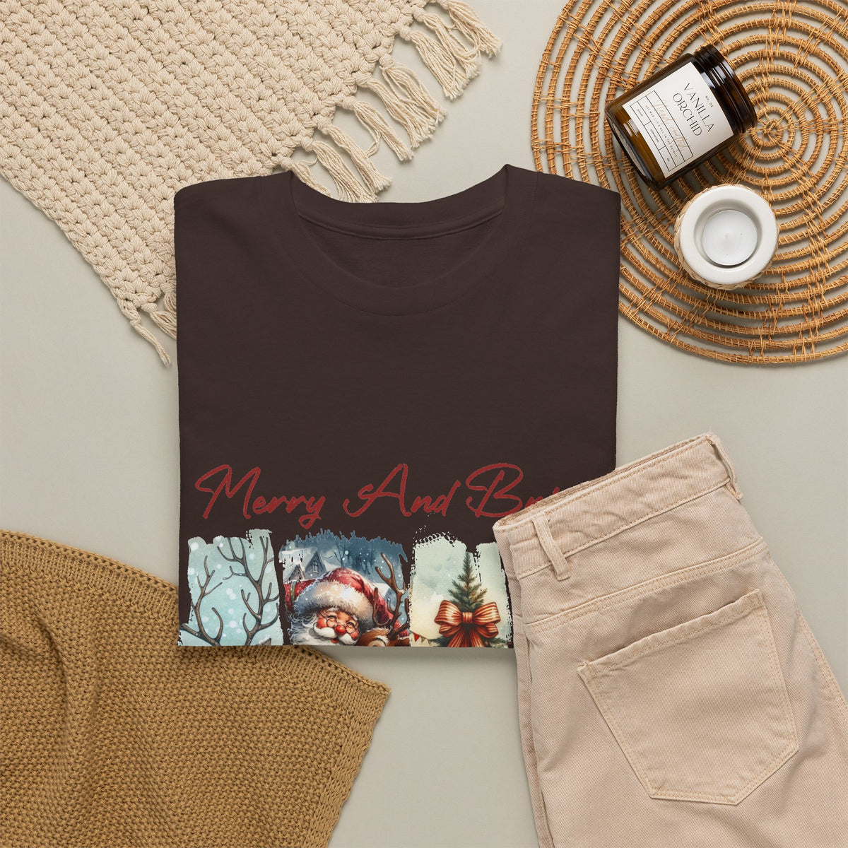 Merry and Bright Christmas T-Shirt