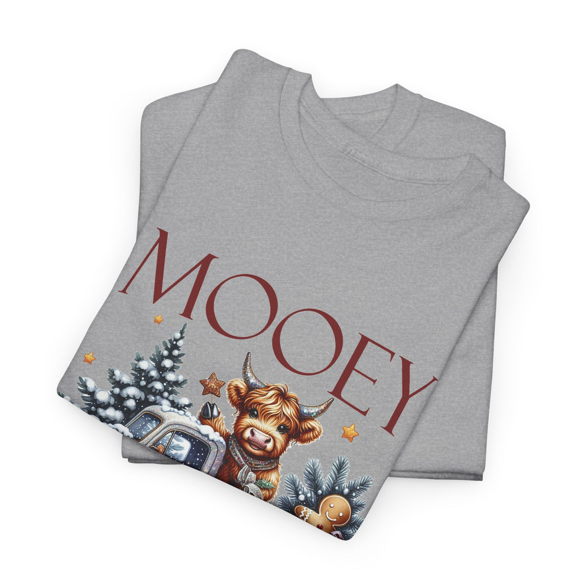 Mooey Christmas Cow Lover Club T-Shirt