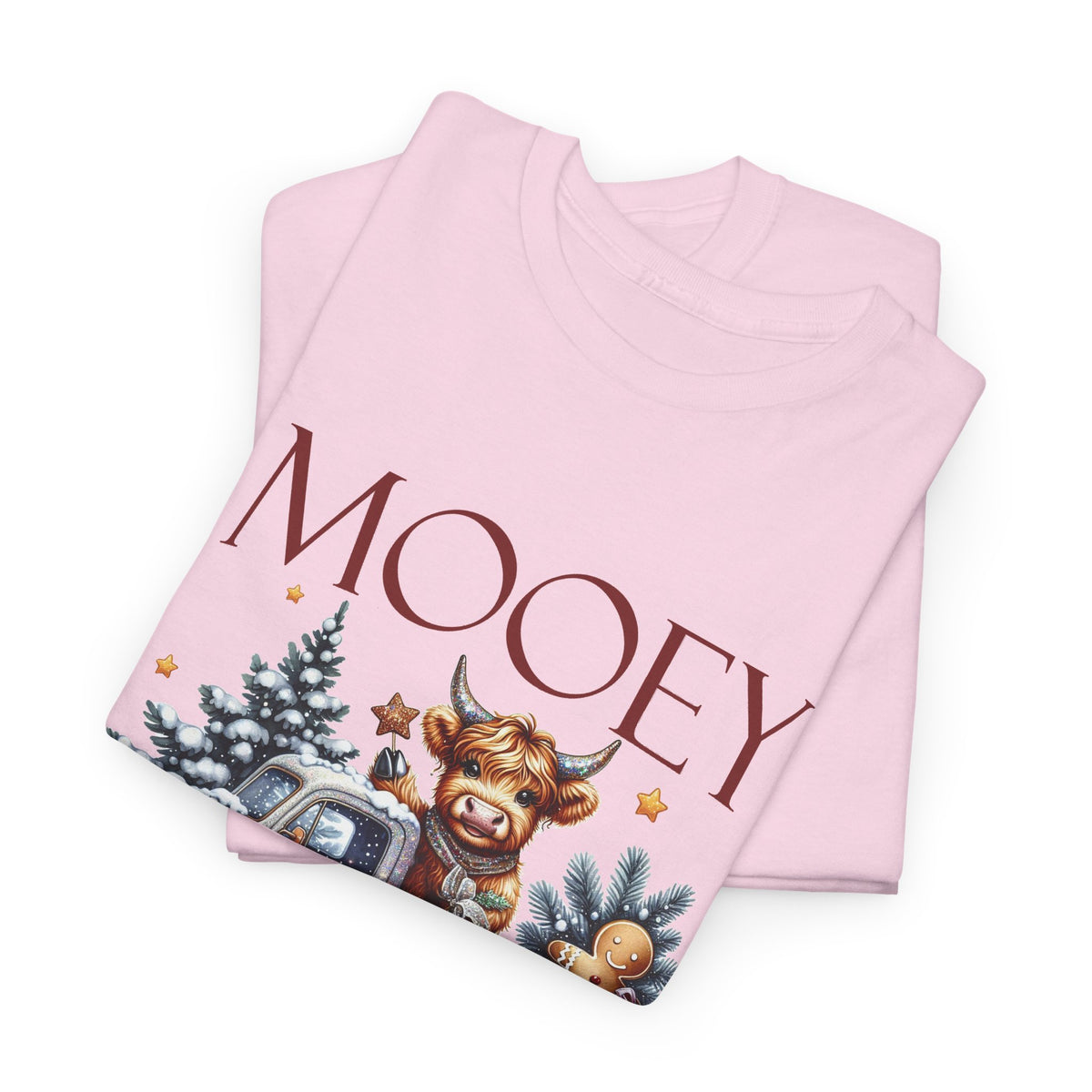 Mooey Christmas Cow Lover Club T-Shirt