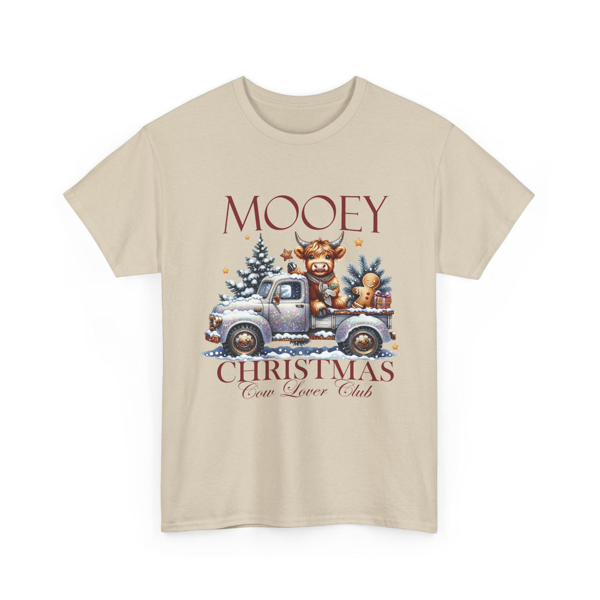 Mooey Christmas Cow Lover Club T-Shirt