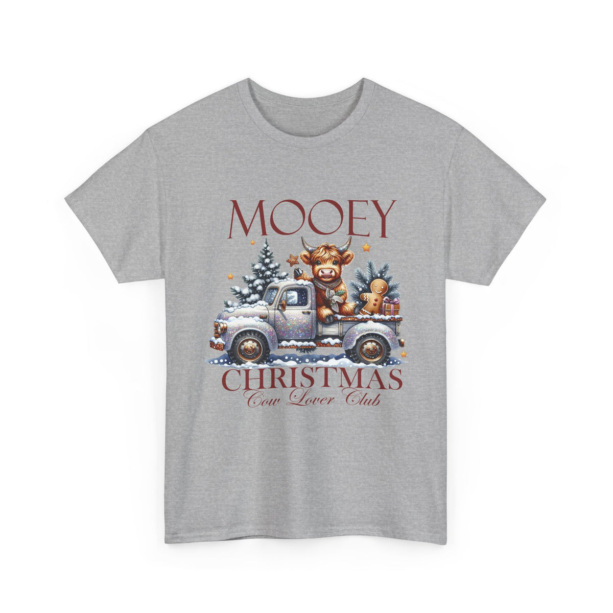 Mooey Christmas Cow Lover Club T-Shirt
