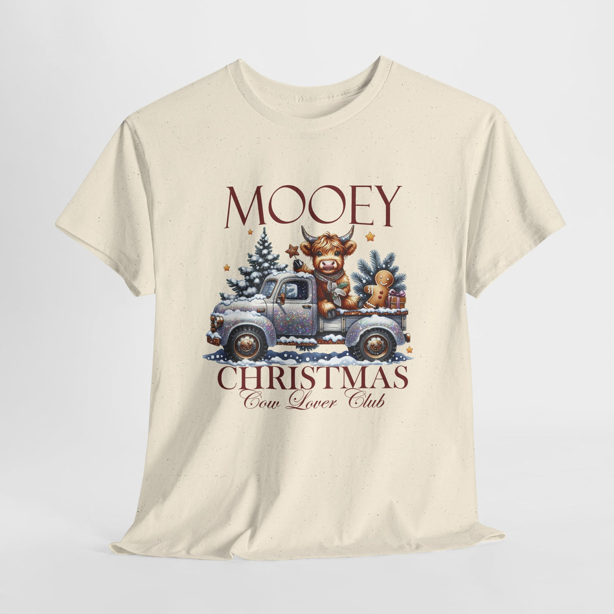 Mooey Christmas Cow Lover Club T-Shirt
