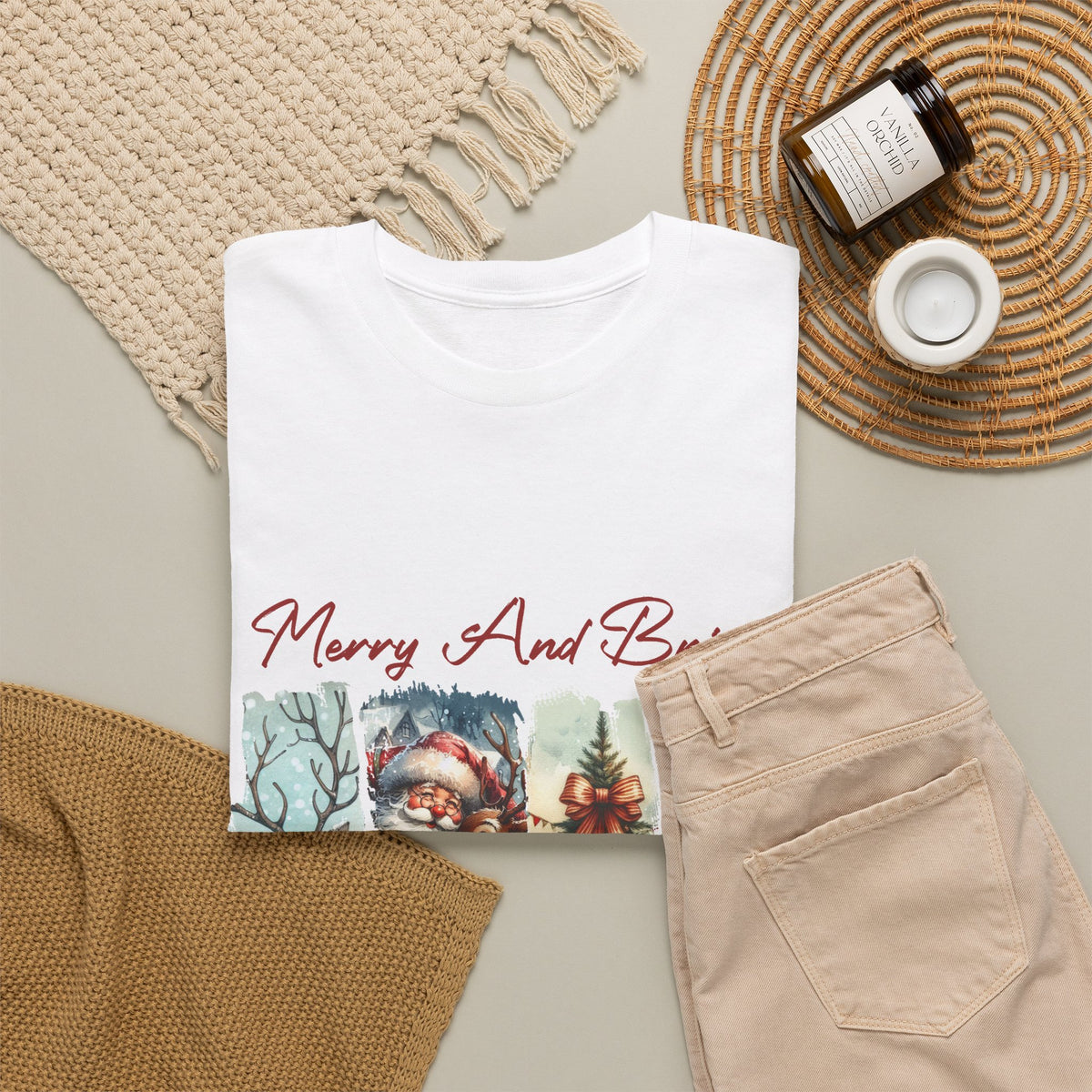 Merry and Bright Christmas T-Shirt