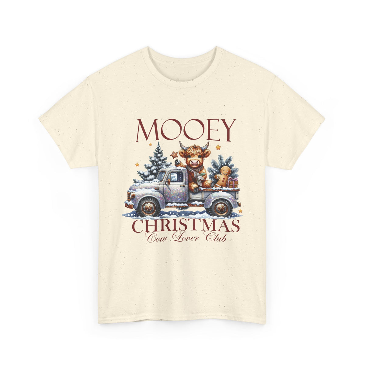 Mooey Christmas Cow Lover Club T-Shirt