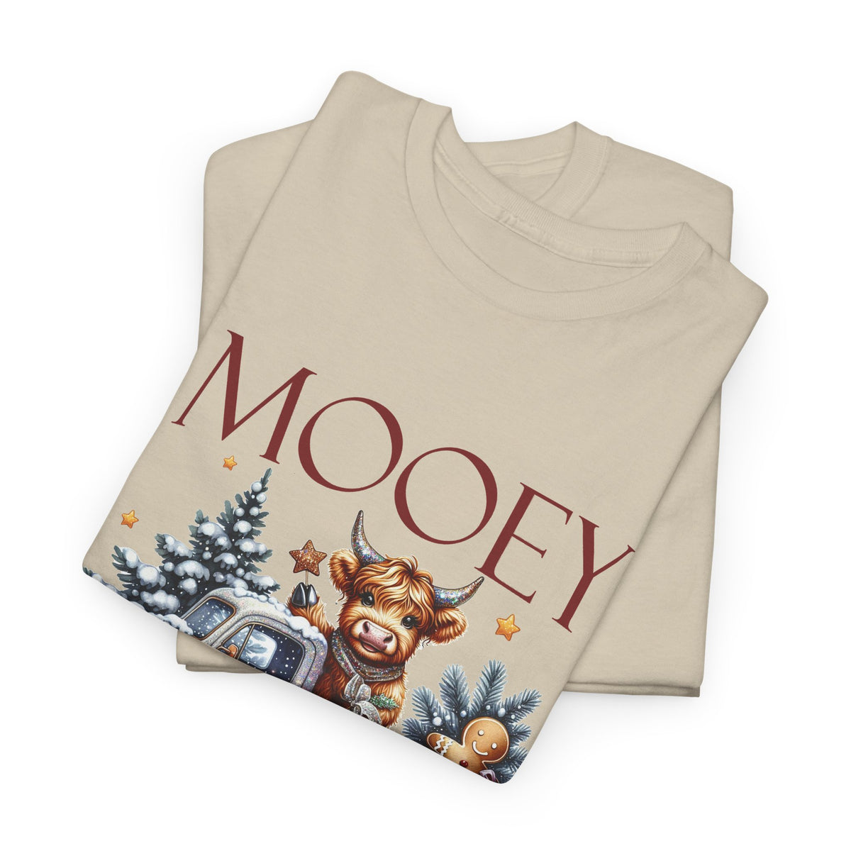 Mooey Christmas Cow Lover Club T-Shirt